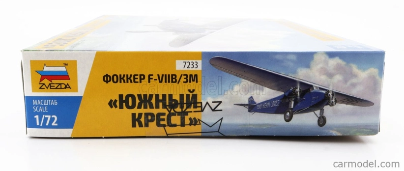 Zvezda Airplane Southern Cross 1929 1:72 /