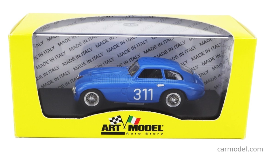 Art-model Ferrari 166mm Berlinetta N 311 Giro Di Sicilia 1953 Cornacchia - Frigerio 1:43 Modrá
