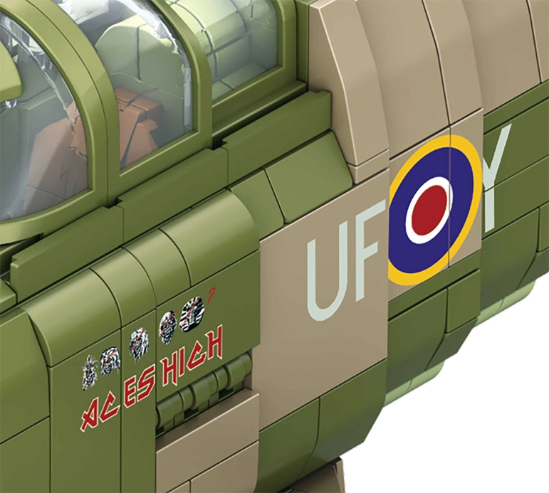 Brick System REVELL 00962 - Iron Maiden Spitfire MK.II Aces High (1:18)