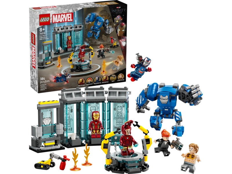 LEGO Marvel - Iron Man a jeho laboratórium: zbrojnica