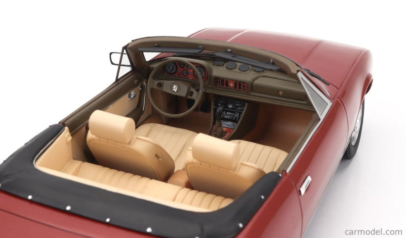 Cult-scale models Peugeot 504 Cabriolet Open 1983 1:18 Red Met