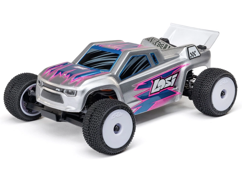 BAZAR – RC auto Losi Micro-T 1:28 RTR, biele