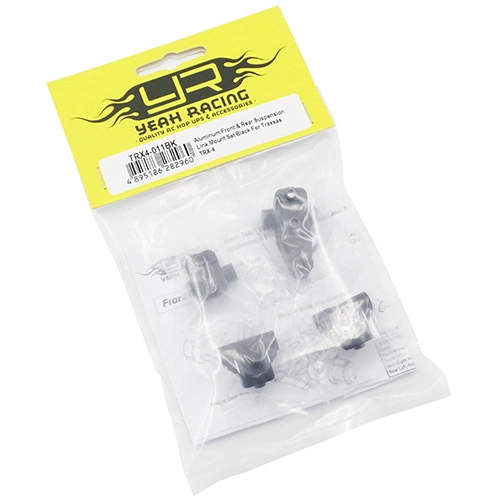 Hliníková Axle montážní sada černá, pro Traxxas TRX-4