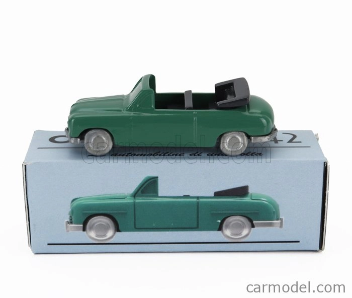 Officina-942 Fiat 1400 Cabriolet Open 1950 1:76 Zelená