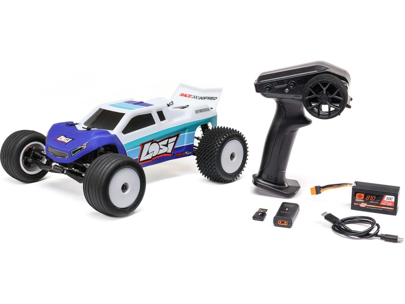 RC auto Losi Mini-T 2.0 V2 Brushless 1:18 RTR, červené