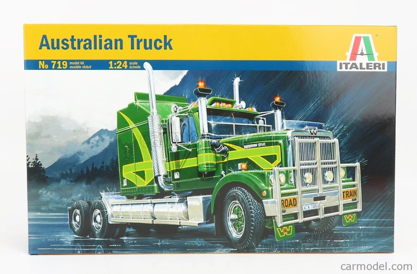 Italeri Western star Australian Tractor Truck 3-assi 1985 1:24 /