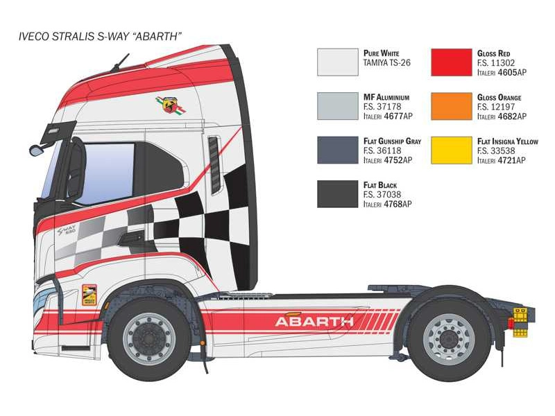 Italeri Iveco S-Way Abarth (Show Truck) (1:24)