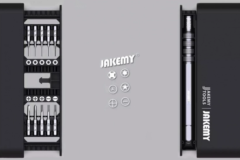 Súprava náradia JAKEMY 21v1 s rukoväťou z hliníkovej zliatiny
