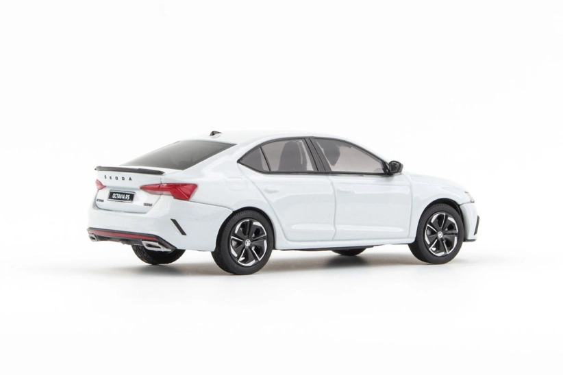 Abrex Škoda Octavia IV RS (2020) 1:43 - Biela Moon Metalíza