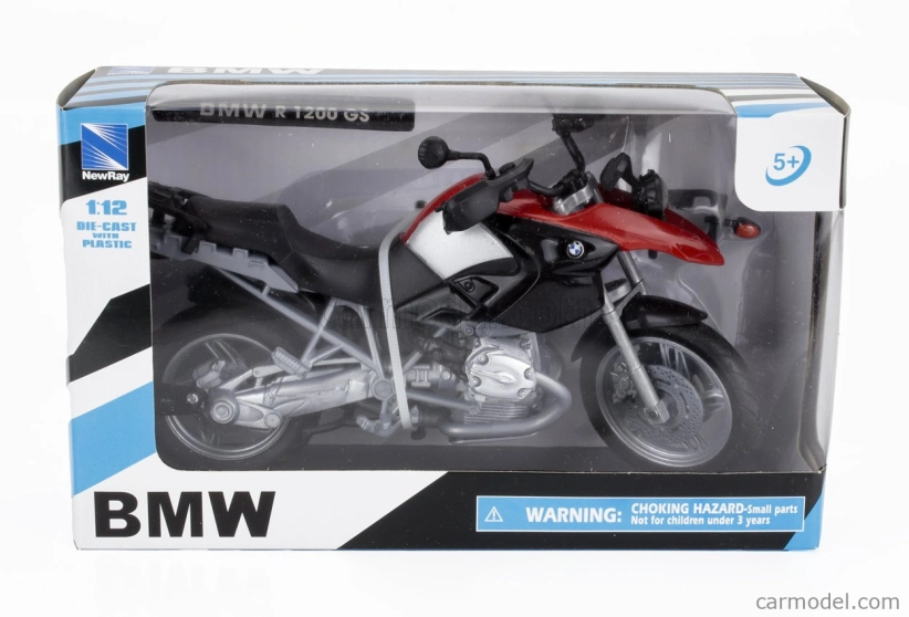 Newray BMW R1200gs 2006 1:12 Red