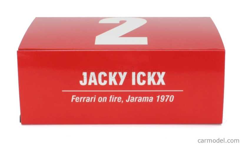 Brumm prom Ferrari F1 Diorama 312b N 2 Spain Gp s figúrkami 1970 - Jacky Ickx On Fire 1:43 Grey