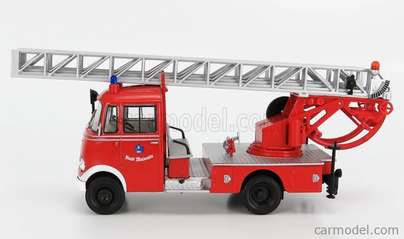 Edicola Mercedes benz Lp319 Truck Scala Ladder Truck Nemecko 1962 1:43 červená biela