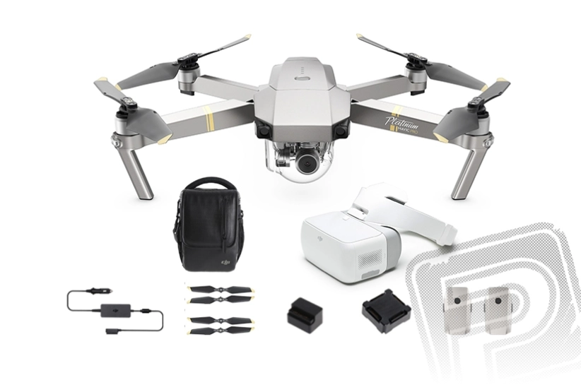 DJI - Mavic Pro Fly More Combo (verzia Platinum) + okuliare DJI