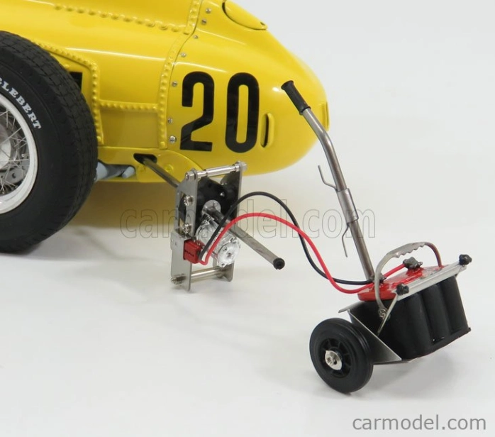 Cmc Ferrari F1 Set 2x Lancia D50 N 20 6. Gp Belgicka 1956 A.pilette + D50 N 6 Winner Gp Torino 1955 A.ascari 1:18 Červená Žltá