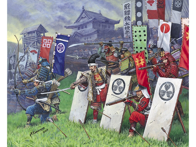 Zvezda figúrky Samuray Infantry XVI – XVII A. D. (1:72)
