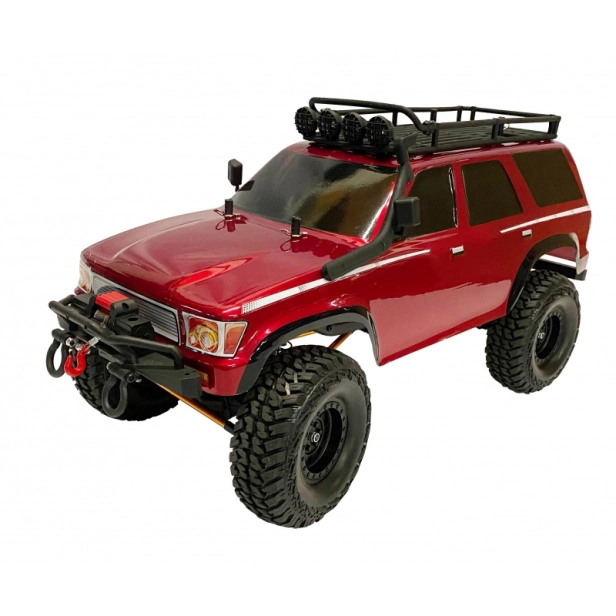 RC auto DF-4S Crawler 2023, metalická červená