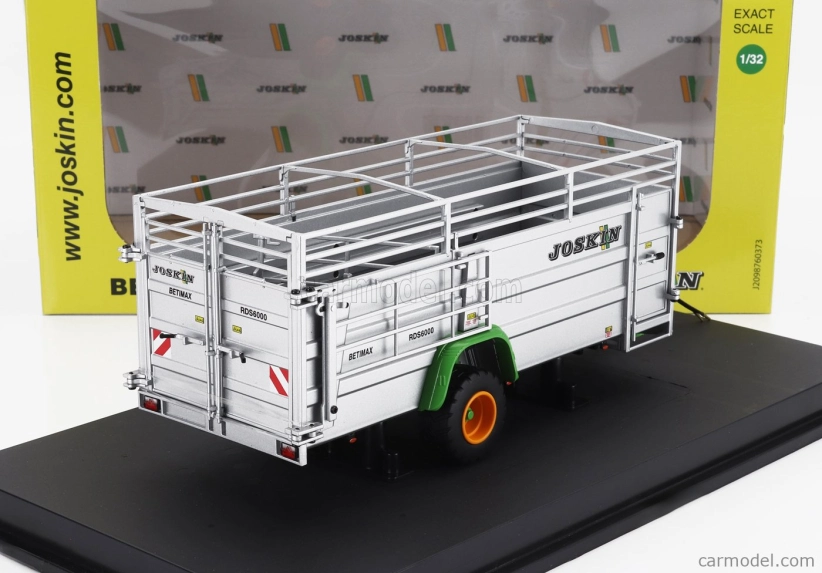 Universal hobbies Joskin Betimax Rds7500 Trailer Livestock Transporter - Carrello Trasporto Animali 1:32 Silver