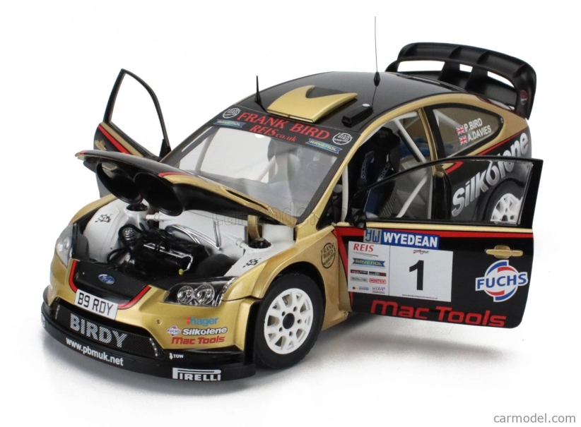 Sun-star Ford england Focus Rs Wrc08 N 1 Winner Rally Wyedean Forest 2015 Paul Bird - Aled Davies 1:18 Černé Zlato