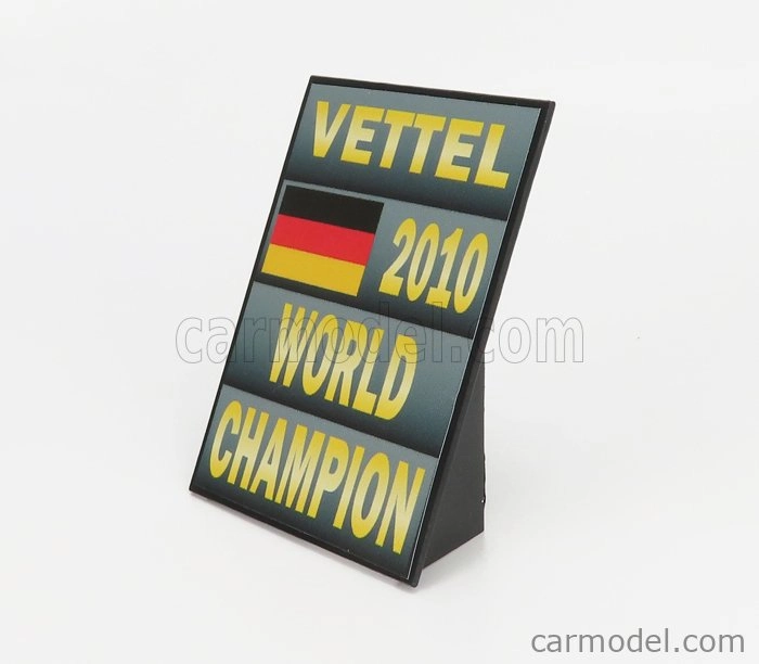 Príslušenstvo Cartrix F1 Doska majstra sveta v boxoch - Red Bull Rb5 Red Bull N 5 Sezóna 2010 Sebastian Vettel 1:18 Sivá čierna žltá