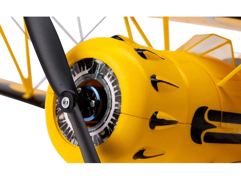 RC letadlo E-flite Waco 0.55m SAFE Select BNF Basic, žlutá