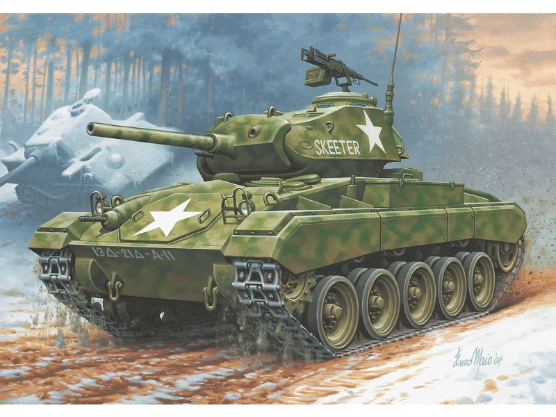 Revell M24 Chaffee (1:76) (súprava)