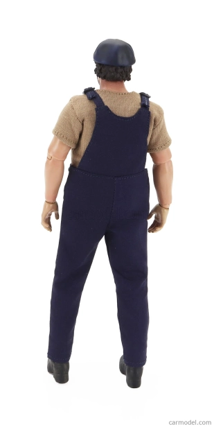 Clc-models Motozodiaco Tuareg 1972 With Bud Spencer Action Figure - From Movie - Altrimenti Ci Arrabbiamo - Tv Series - - Motorcycle 1:12 Red