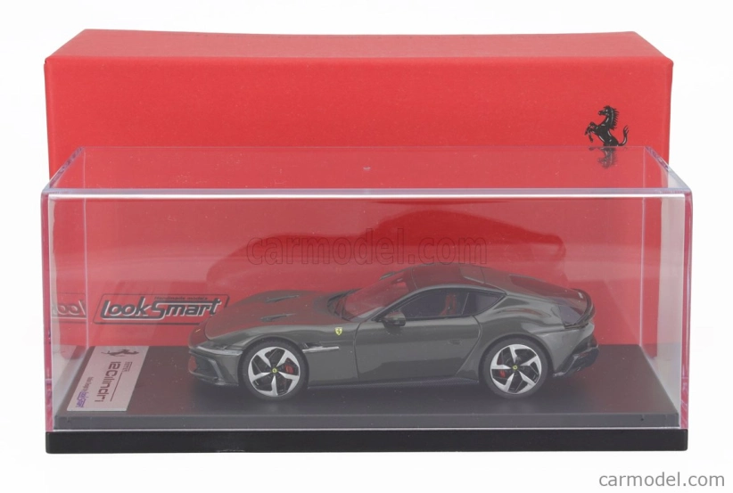 Looksmart Ferrari 12 Cilindri V12 830cv 2024 1:43 Grigio Scuro 792 - sivá čierna