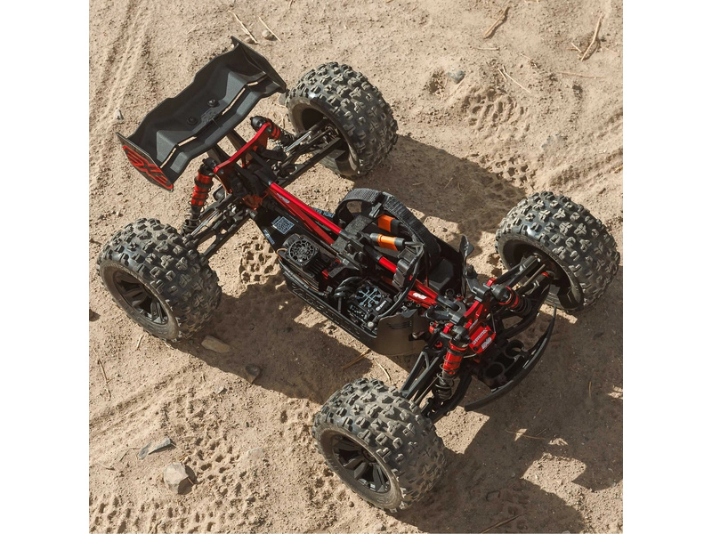 RC auto Arrma Kraton 6S BLX V6 1:8 4WD Extreme Bash RTR, čierne