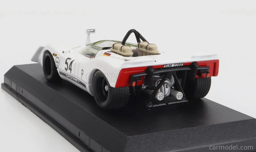 Best-model Porsche 908/02 Spider N 54 6h Brands Hatch 1969 G.mitter - U.schutz 1:43 Bílá Červená