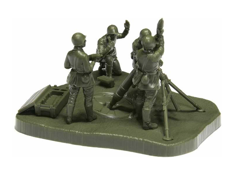 Zvezda figúrky – Soviet 120 mm Mortar w/Crew (1:72)