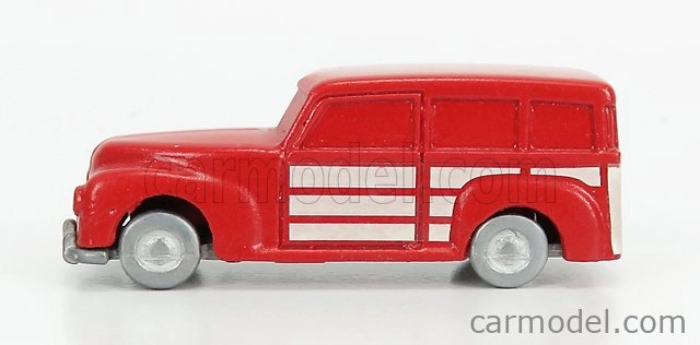 Officina-942 Fiat 1100 Bl Giardinetta Metallica Carrozzeria Monterosa 1958 1:76 Červená slonovina