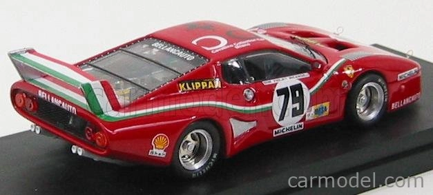 Najlepší model Ferrari 512bb Lm N 79 24h Le Mans 1980 Dini - Violati - Mican 1:43 Red