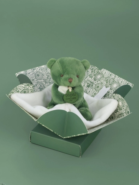 Doudou Můj malý medvídek 10 cm zelený
