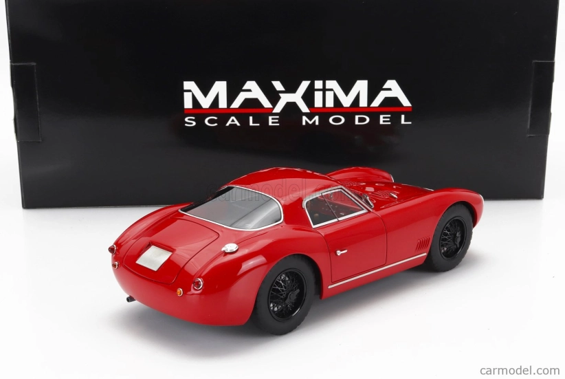 Maxima Alfa romeo Atl Sport Coupe 2000 1968 – Black Wheels 1:18 Rosso Alfa Red