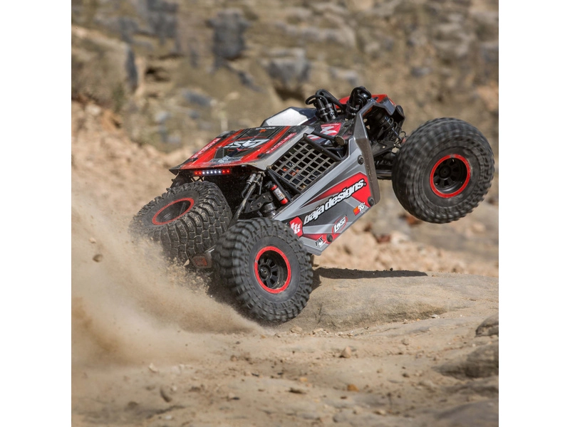 RC auto Losi Super Rock Rey V2 1:6 4WD RTR, sivé