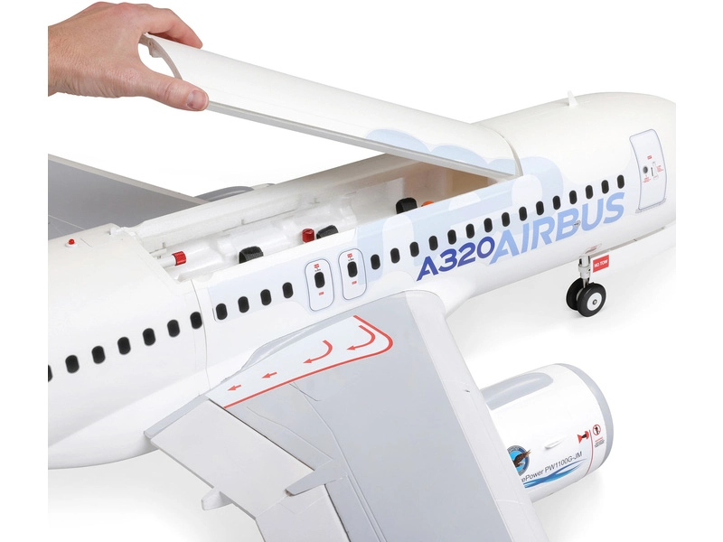 RC letadlo E-flite Airbus A320neo EDF 1.5m PNP