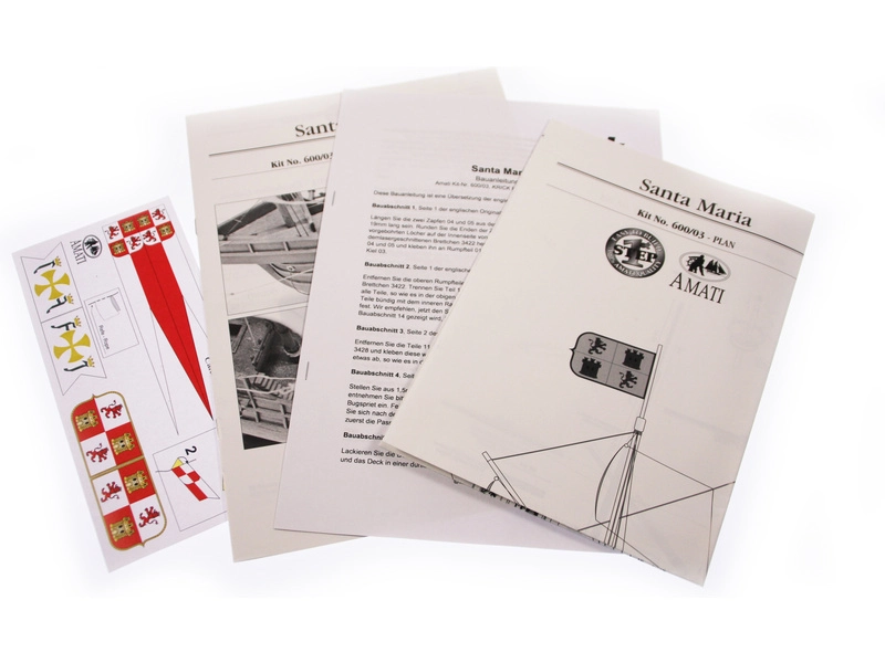 AMATI Santa Maria 1:100 First step kit