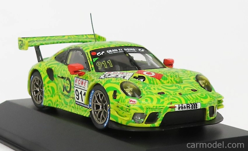 Ixo-models Porsche 911 991-2 Gt3 R Team Manthey Racing N 911 1:43, zelená