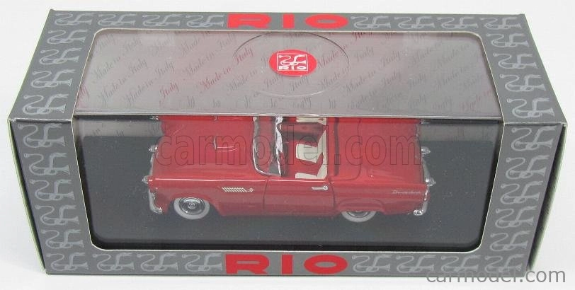 Rio-models Ford usa Thunderbird Spider 1956 1:43 Red