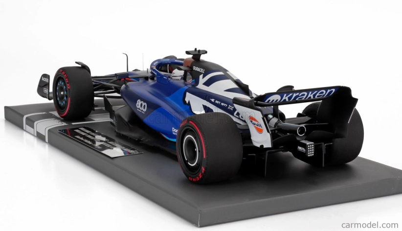 Minichamps Williams F1  Fw45 Team Williams Racing N 23 (800th Gp) British Gp 2023 Alexander Albon 1:18 Blue