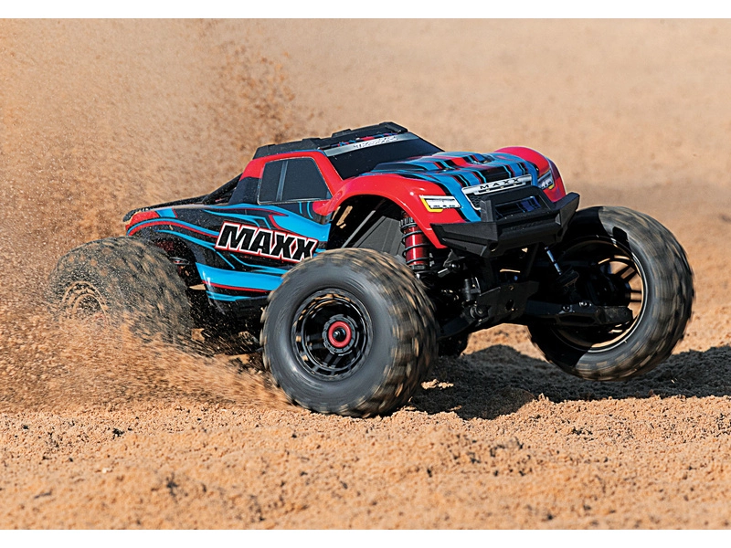 RC auto Traxxas Maxx 1:8 4WD TQi RTR, červená