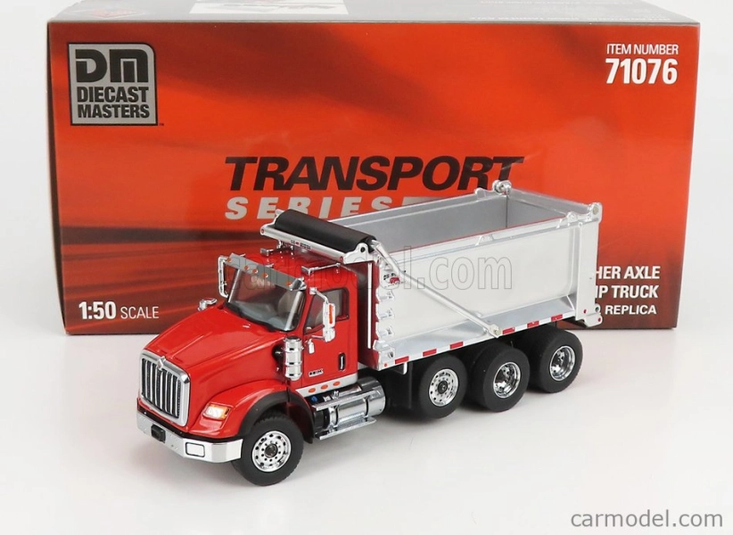 Dm-models International Hk620 Truck Cassone Ribaltabile 4-assi 2010 1:50 Red