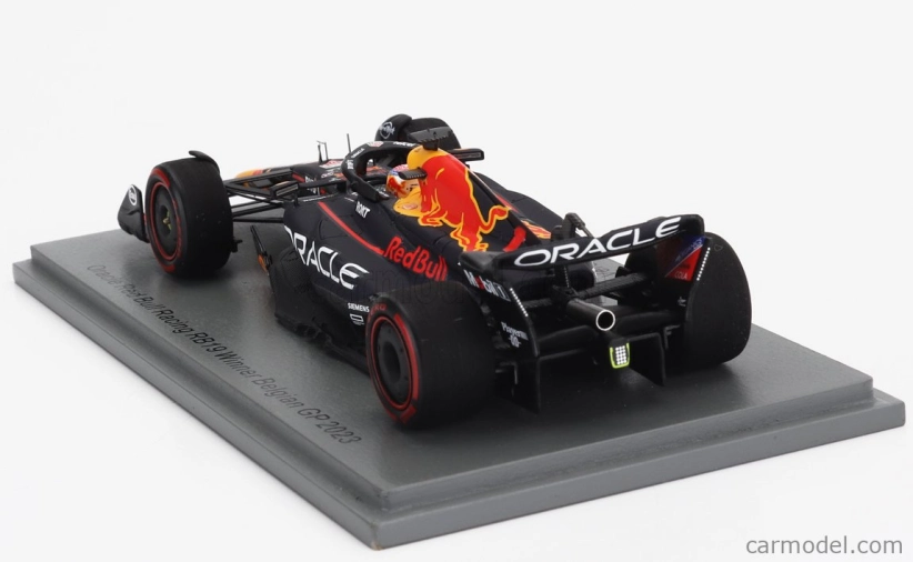 Iskrový model Red bull F1 Rb19 Team Oracle Red Bull Racing N 1 Majster sveta Víťaz Belgicko Gp 2023 Max Verstappen 1:43 Matt Blue