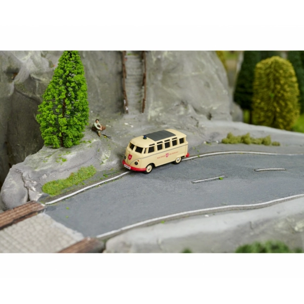 RC súprava VW T1 policajné auto a maltézska sanitka 1:87