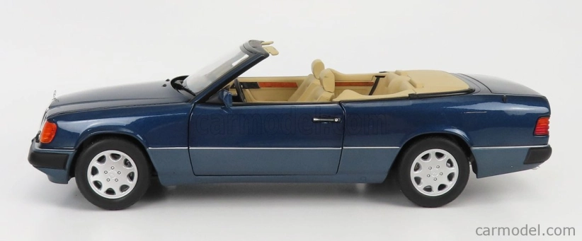 Norev Mercedes benz E-class 300ce 24v (a124) Cabriolet Open 1991 1:18 Námořní Modrá Met