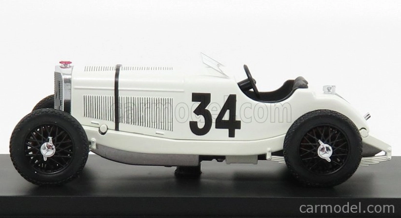 Rio-models Mercedes benz F1 Ssk N 34 3rd Monaco Gp 1929 R.caracciola 1:43 Bílá