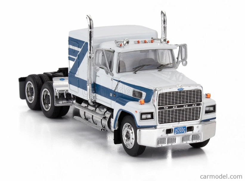 Ixo-models Ford Ltl 9000 Tractor Truck 3-assi 1978 1:64 Bílá Modrá