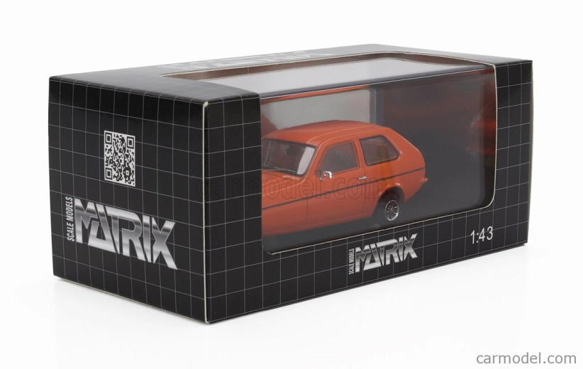 Matrix modely v mierke Reliant Robin Saloon 1973 1:43 Oranžová