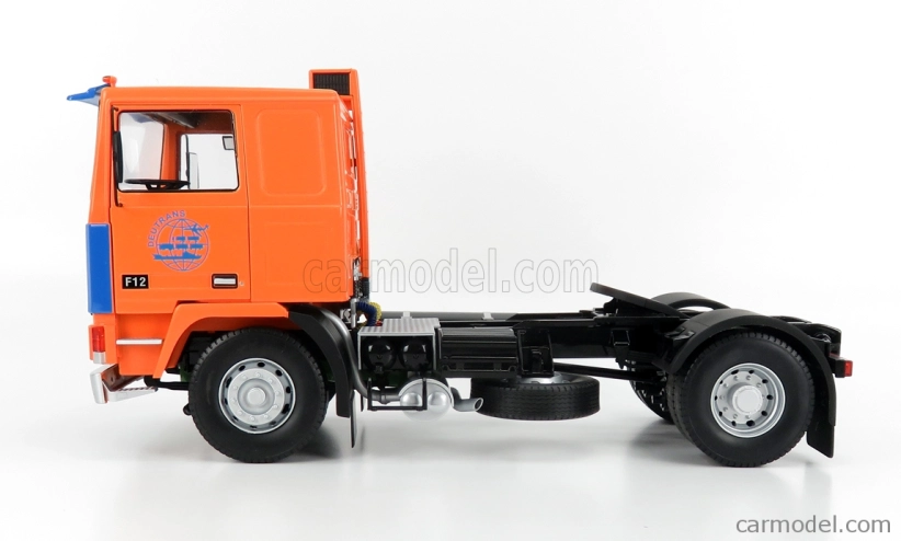 Road-kings Volvo F12 Turbo 6 Tractor Truck 2-assi 1977 1:18 Oranžová modrá