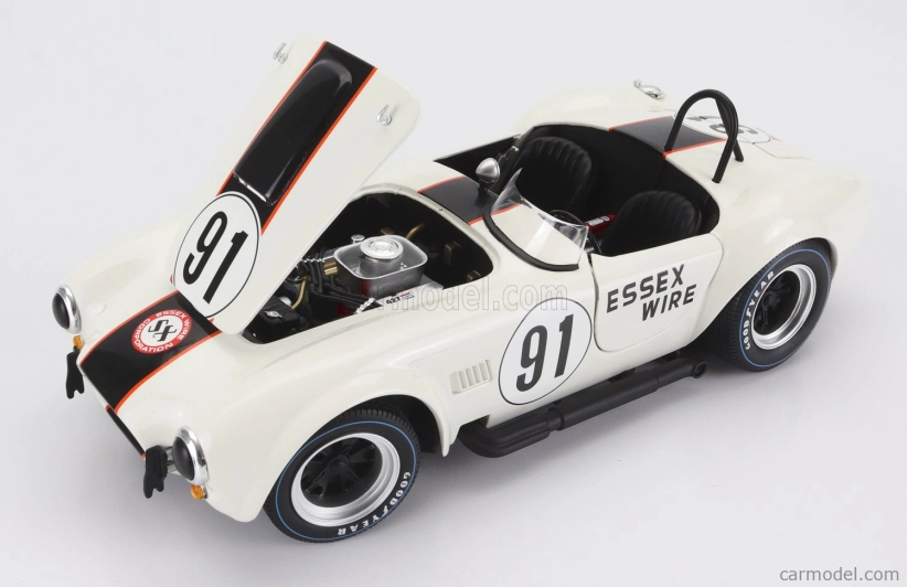 Kyosho Ford usa Shelby Cobra 427 S/c Spider Essex Wire N 91 1:18, bílá